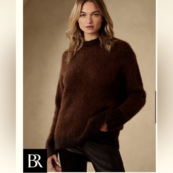 BR ANDI OVERSIZED ALPACA-BLEND
SWEATER - Picture 1 of 14
